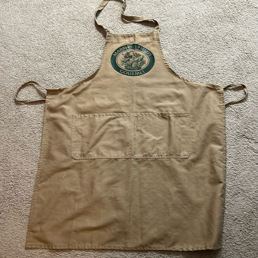 Vintage 1980s Marshall Fields Kitchen Apron